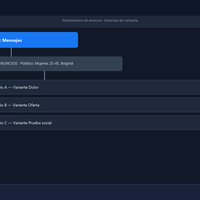 Estructurar la campaña en Meta Ads Manager