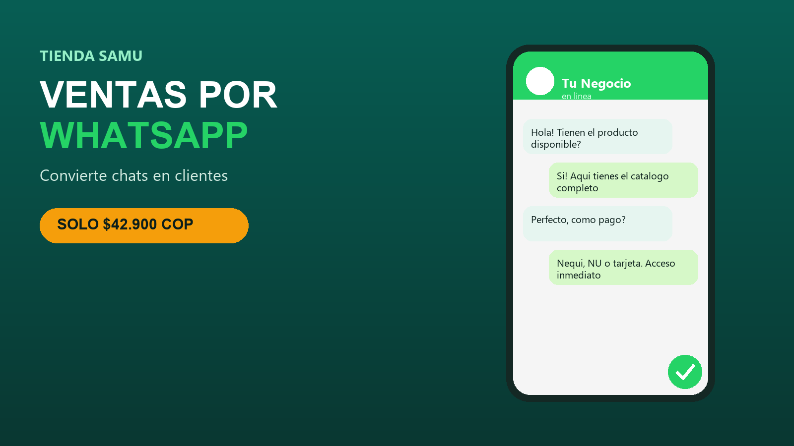 Ventas por WhatsApp Business para tu Negocio